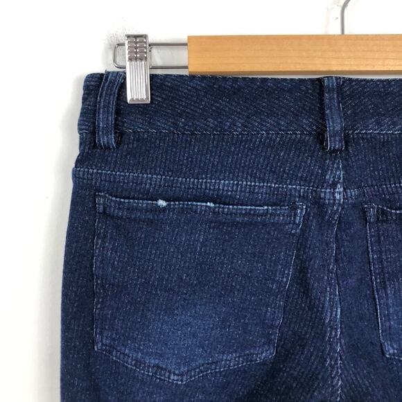 Alice + Olivia Skinny Zip Ankle Dark Wash Jeans  0 - Picture 14 of 16